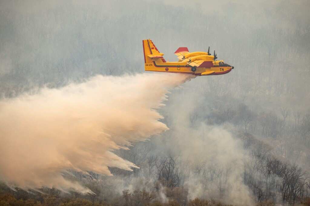 Dousing wildfire