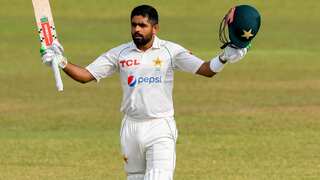 Babar Azam slams brilliant century to leave 1st Test between Pakistan and Sri Lanka evenly poised