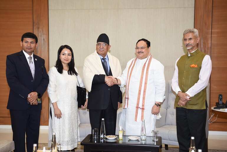 During Delhi visit, top Nepal Communist leader 'Prachanda' bats for cooperation, dialogue