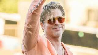 Brad Pitt flaunts orange monochrome look as he promotes 'Bullet Train' in Paris