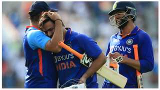 UNMISSABLE! Rohit's reaction goes viral after Pant hits winning runs in India's ODI series win vs ENG - WATCH
