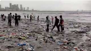 Watch | Nature's return gift: Mumbai beach awash with tonnes of plastic, video raises questions