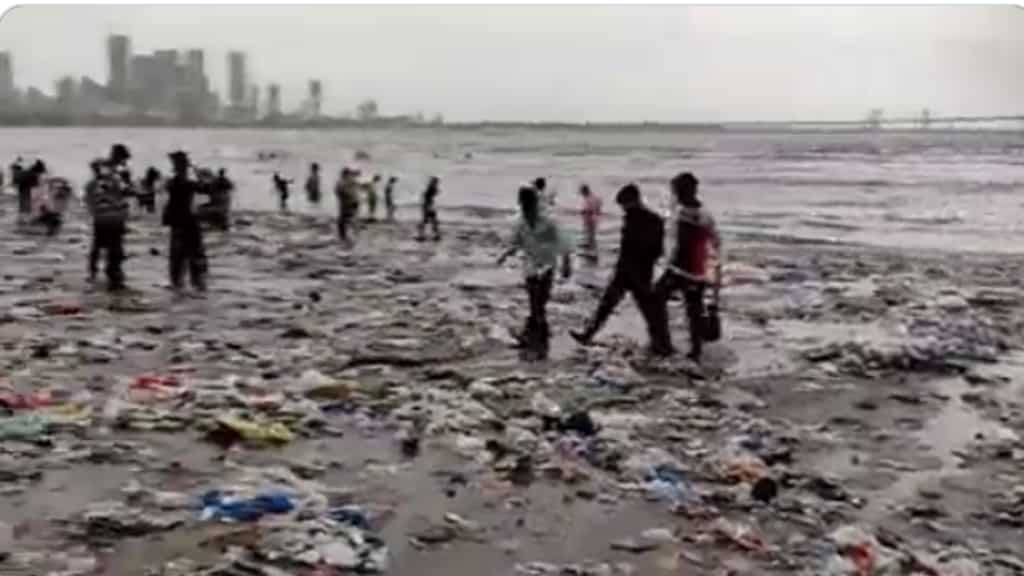 Watch | Nature's return gift: Mumbai beach awash with tonnes of plastic, video raises questions