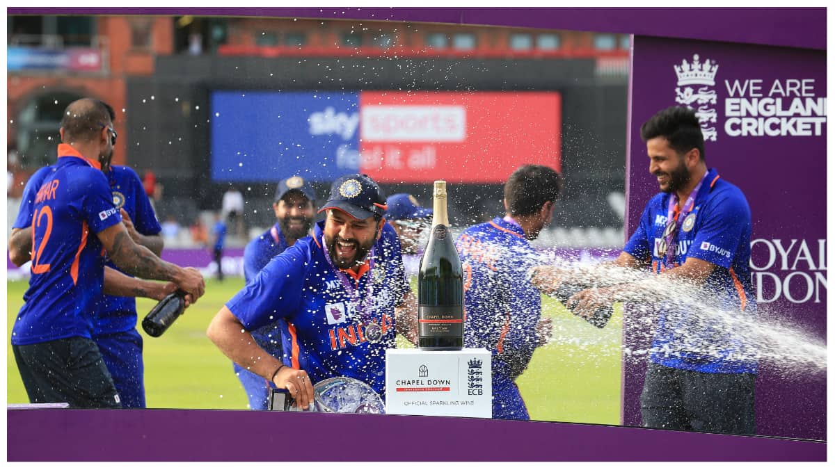 Rohit Sharma joins MS Dhoni and Md Azharuddin in elite list after India win ODI series versus England Rohit Sharma joins MS Dhoni and Md Azharuddin in elite list after India win ODI series versus England