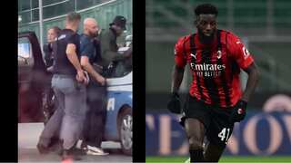 WATCH: AC Milan footballer Tiemoue Bakayoko held at gunpoint by Italian police, video goes viral