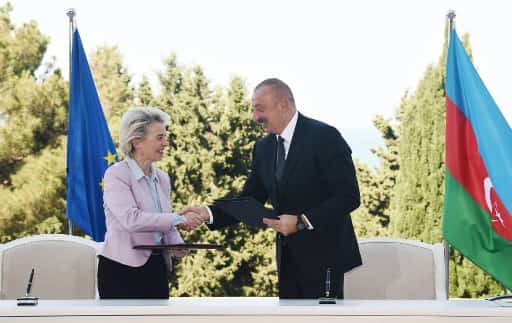 EU signs new gas deal with Azerbaijan amid fears over Russian supplies cutoff EU signs new gas deal with Azerbaijan amid fears over Russian supplies cutoff