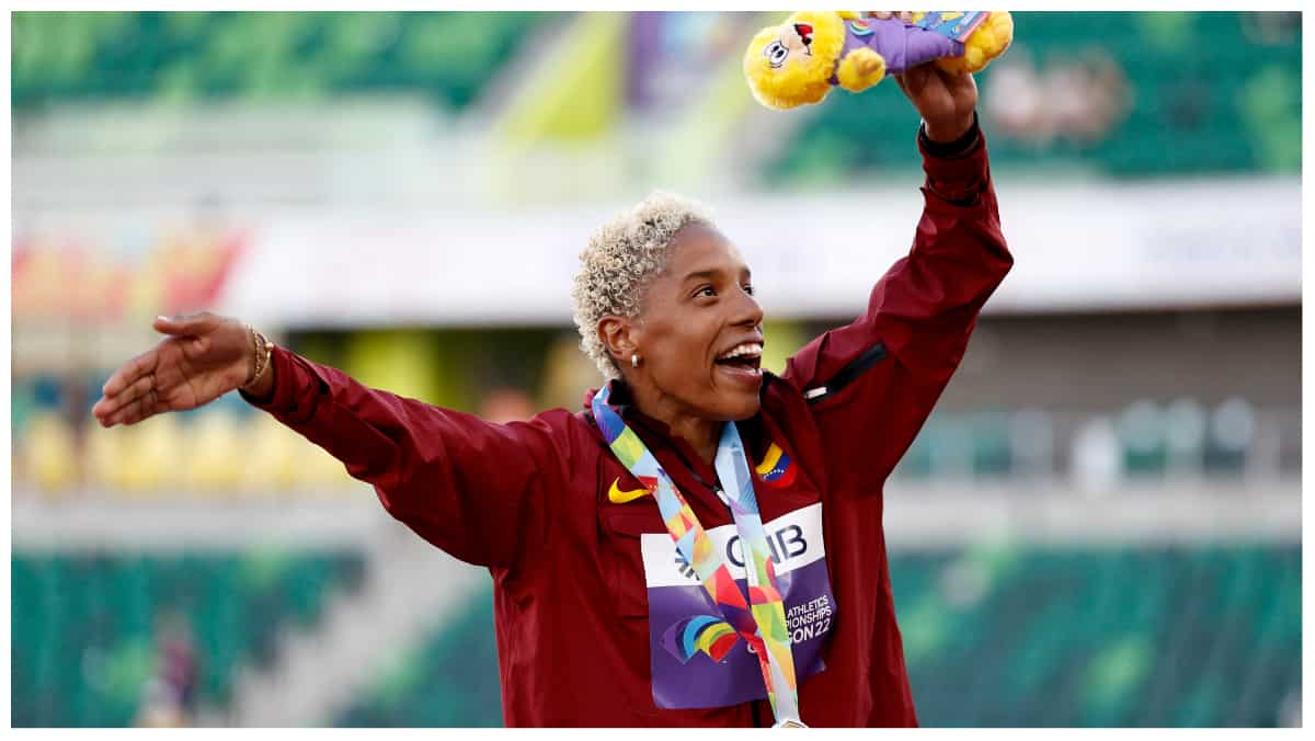 World Championships: Venezuela's Yulimar Rojas seals third straight world triple jump crown