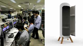 Japanese companies will introduce upright 'nap box' for overworked employees