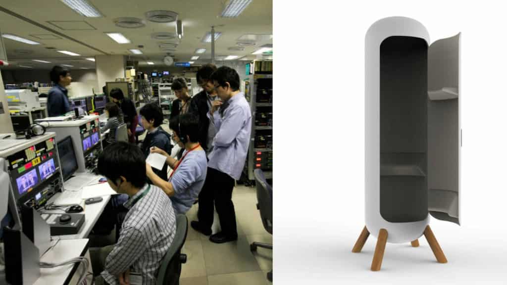 Japanese companies will introduce upright 'nap box' for overworked employees