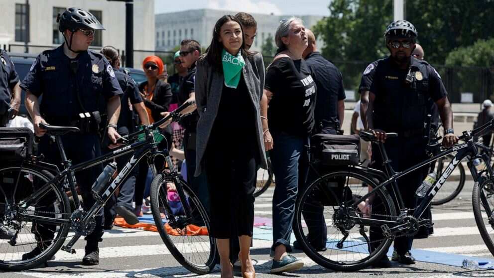 United States: House Democrats chant 'We aren't going back' at abortion protest