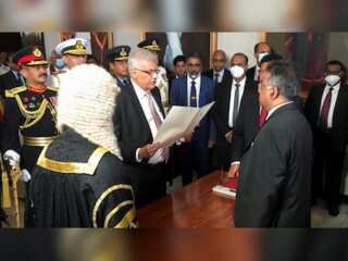 Ranil Wickremesinghe takes oath as Sri Lankan President