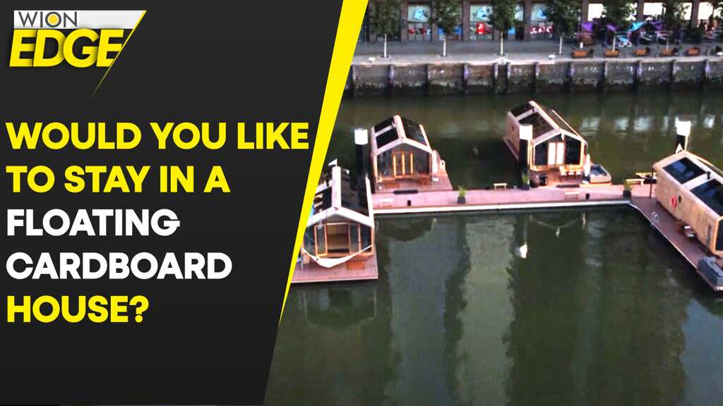 These houseboats in the Netherlands are made of cardboard!