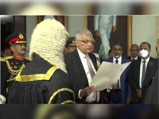 Ranil Wickremesinghe takes oath as Sri Lanka's 9th President