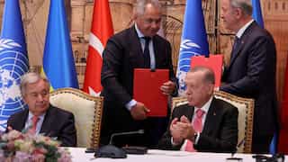 Ukraine and Russia sign food crisis deal to restart grain exports