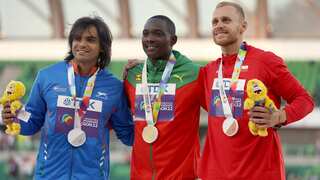 Exclusive! Neeraj Chopra lauds 'unbeatable' Anderson Peters for his gold medal at World Championships