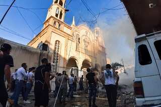 Two days after Idlib attack, Syrian church bombardment kills two