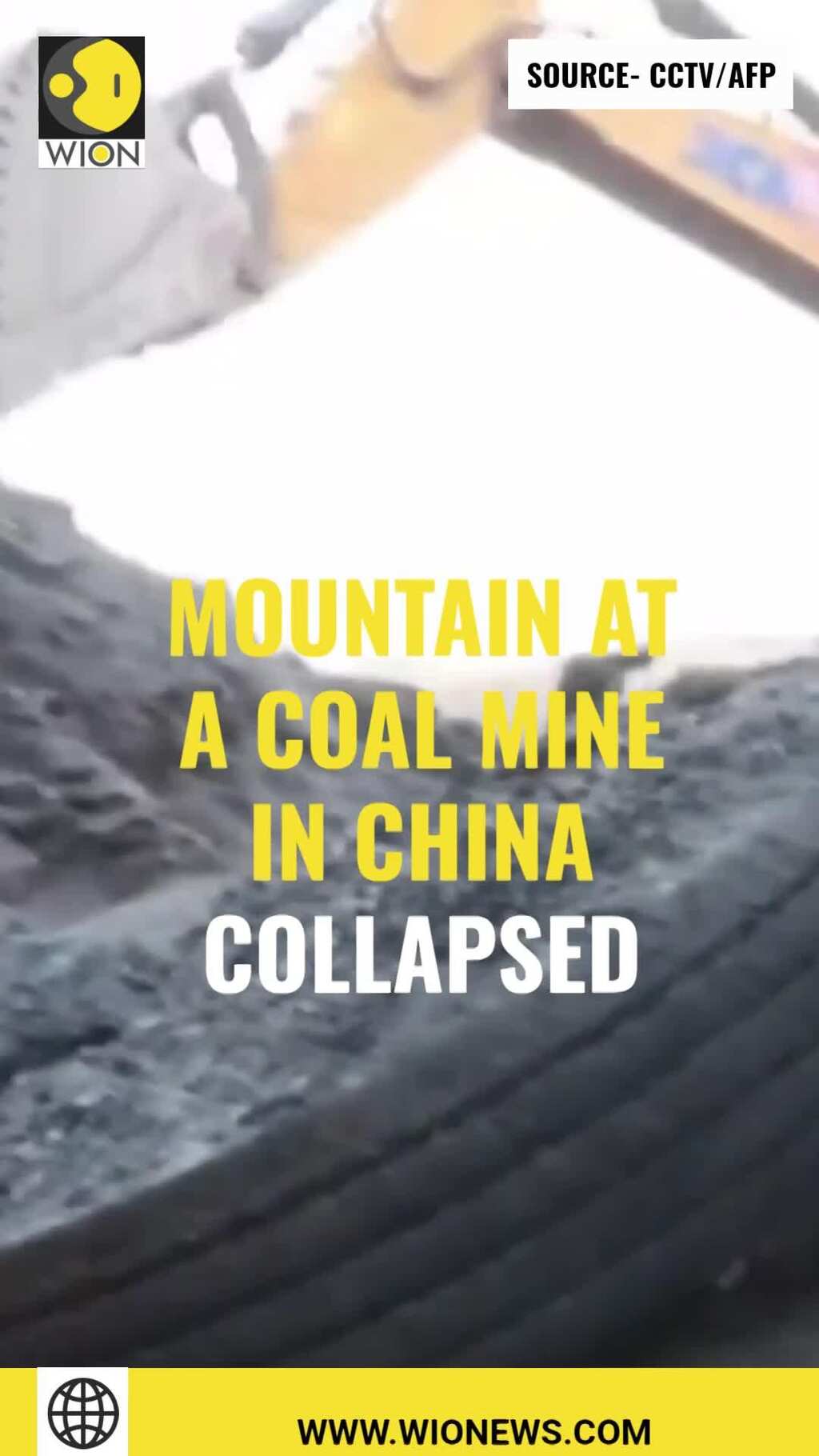Section of mountain at Coal mine in China collapses, 10 killed
