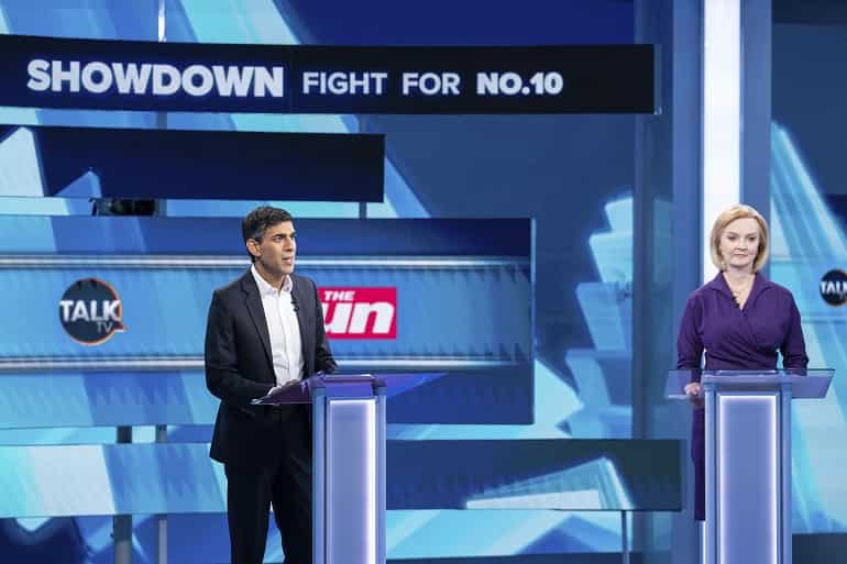 Rishi Sunak-Liz Truss debate abandoned after TV presenter faints on air