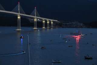 Croatia opens Chinese-built bridge around Bosnia amid celebrations