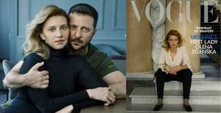 Netizens split over Ukraine President Volodymyr Zelensky and his wife's Vogue photo shoot