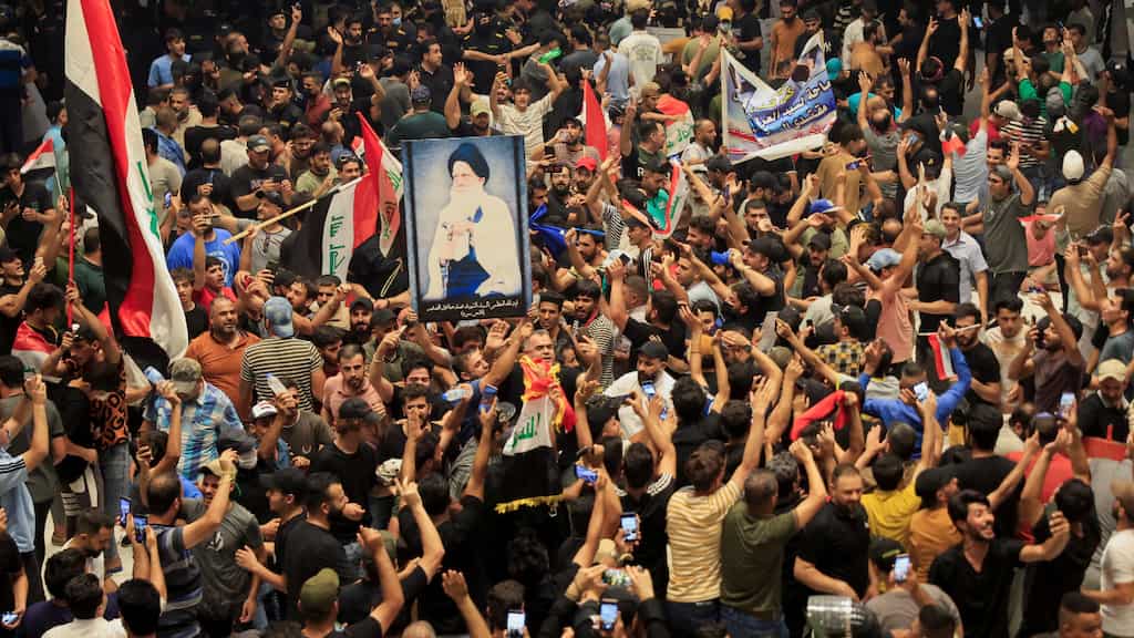Iraq: Supporters of cleric Moqtada Sadr storm parliament in fortified Green Zone