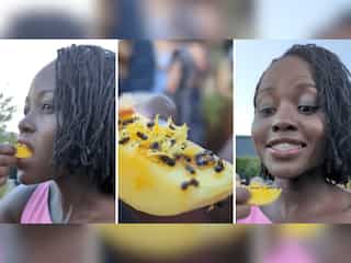 WION Fineprint: Black Panther actress tries eating ants