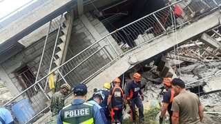 Philippine President Ferdinand Marcos visits earthquake-hit area, vows to help victims
