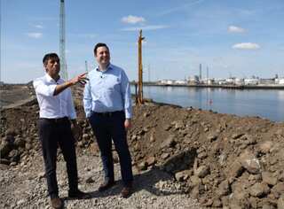 Tory leader Rishi Sunak wears $595 Prada loafers on a visit to a building site
