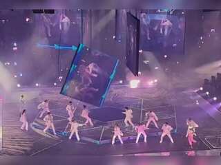 Dancers hurt as a giant screen falls on stage during a mirror concert in Hong Kong