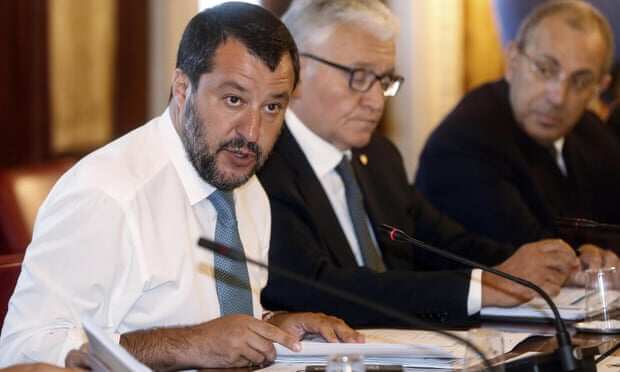 Does Matteo Salvini share ties with Russia?