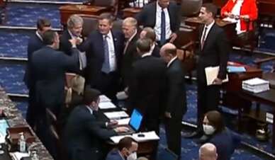 WATCH: Republican senators fist-bump after tanking a healthcare bill for military veterans WATCH: Republican senators fist-bump after tanking a healthcare bill for military veterans
