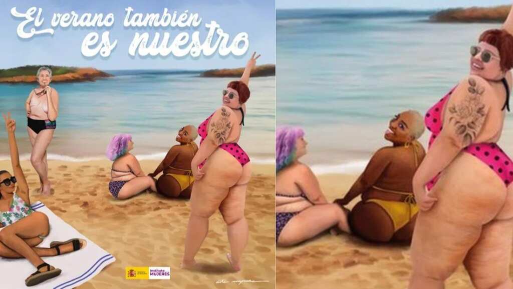 British model furious after Spain’s body-positivity ad campaign used her image without consent