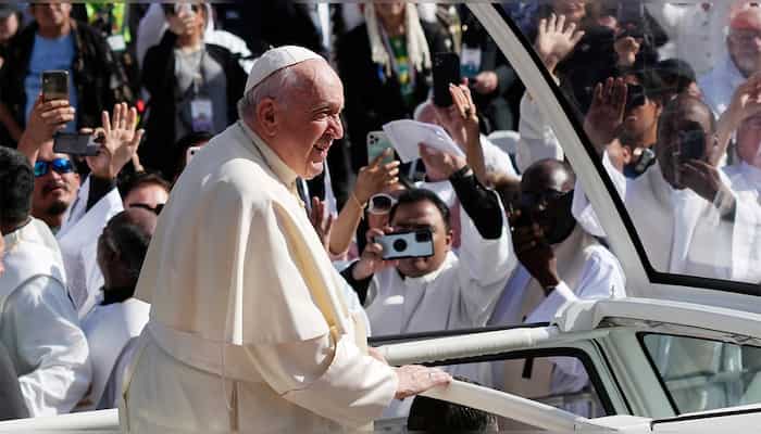 Pope Francis says he needs to slow down travel or consider retirement