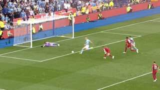 WATCH: Erling Haaland misses a sitter for Manchester City as Liverpool win Community Shield