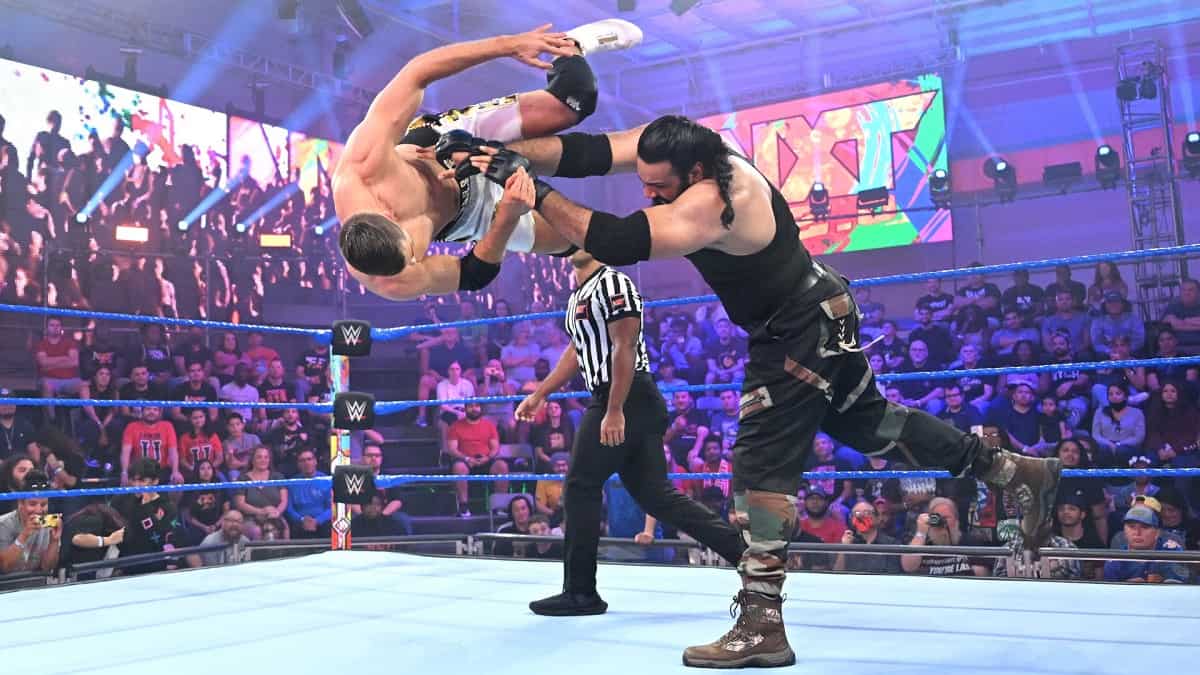 Sanga defeats former NXT Tag Team Champion Wes Lee | Photo: WWE |