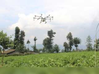 Rwanda uses drones to deliver aid to farmers as road transportation proves challenging