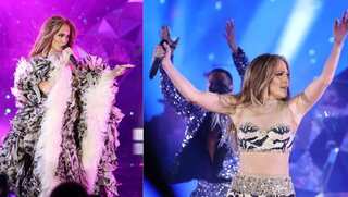 Jennifer Lopez marks her first stage performance since marriage to Ben Affleck in Italy’s Capri 