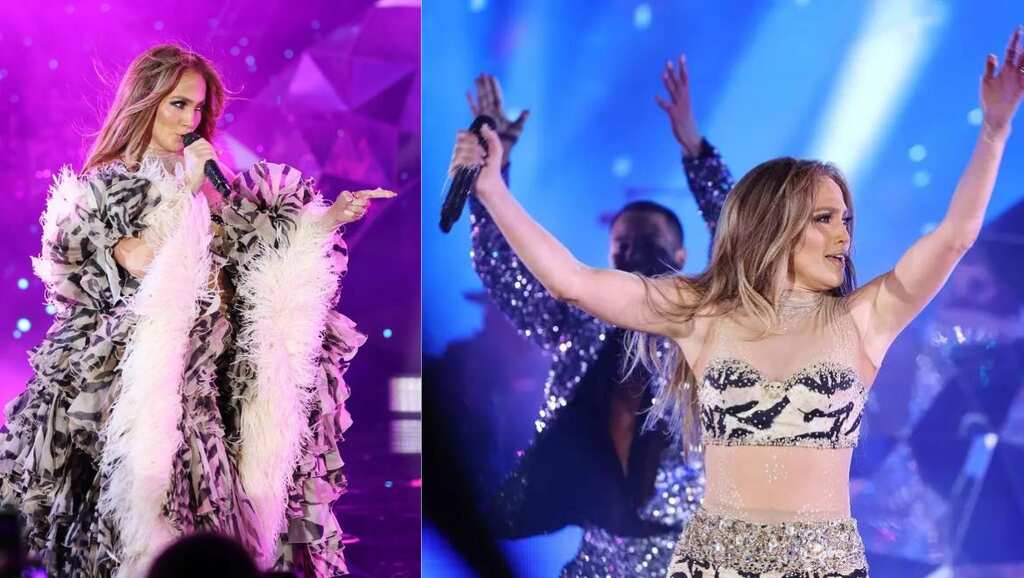 Jennifer Lopez marks her first stage performance since marriage to Ben Affleck in Italy’s Capri 
