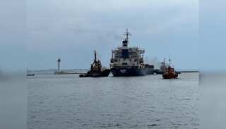 First ship carrying Ukrainian grain leaves Odessa Port
