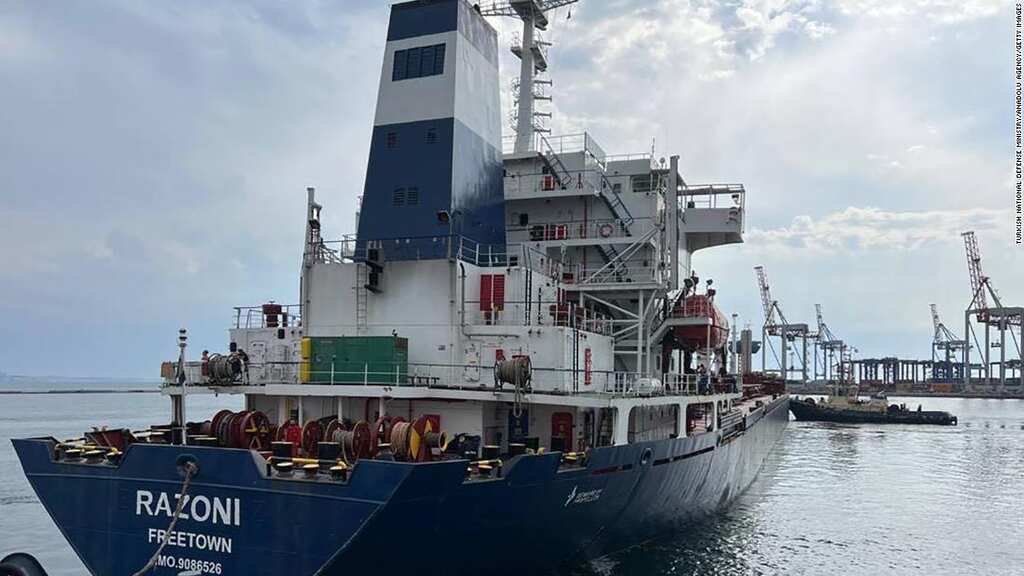 Russia-Ukraine Crisis: First grain ship departs from Odessa