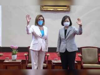 US House speaker Nancy Pelosi lands in Taiwan despite Chinese warnings, meets Taiwan President