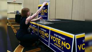 Kansas votes to protect abortion rights in state of constitution