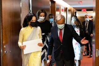 India's first woman UN envoy takes charge, tweets, "to the girls out there, we all can make it!"