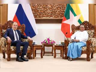 Russian Foreign Minister arrives in Myanmar