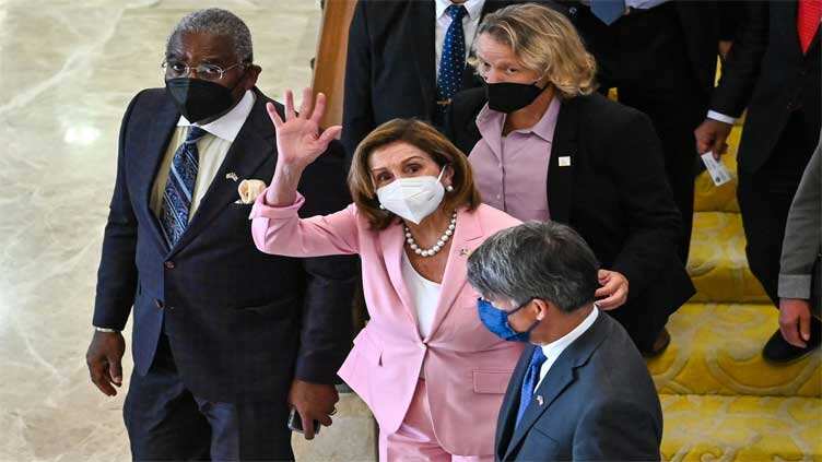 US House Speaker Nancy Pelosi departs from Taipei as furious China holds military drills
