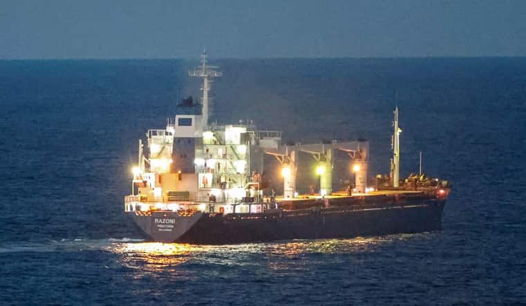 First Ukrainian grain shipment reaches Turkiye, more ships expected to set out