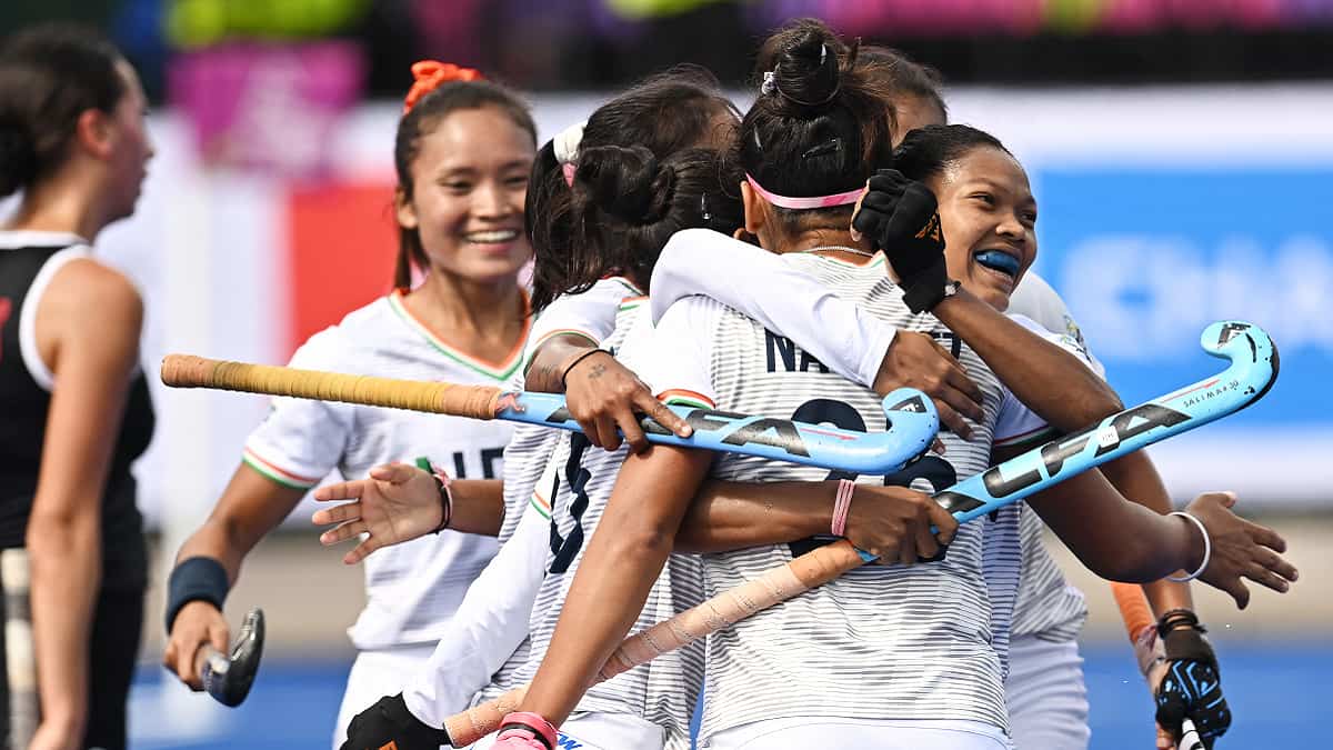 Indian women's hockey team beats Canada 3-2 to enter semi-finals at CWG 2022