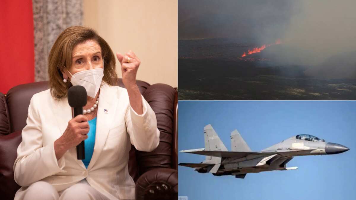 Top 10 world news: 27 Chinese warplanes flew into Taiwan's air defence zone, volcano erupts in Iceland, & more