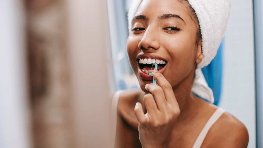 One of the weirdest revelations of today: Not using a brush can help you get whiter teeth