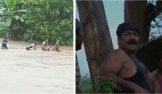 India: Youth recreate cinema stunt during floods & share video; slapped with case